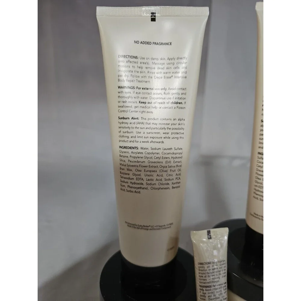 New Crepe Erase Trufirm Complex 5 piece set Dermatologist tested Lavender Honey